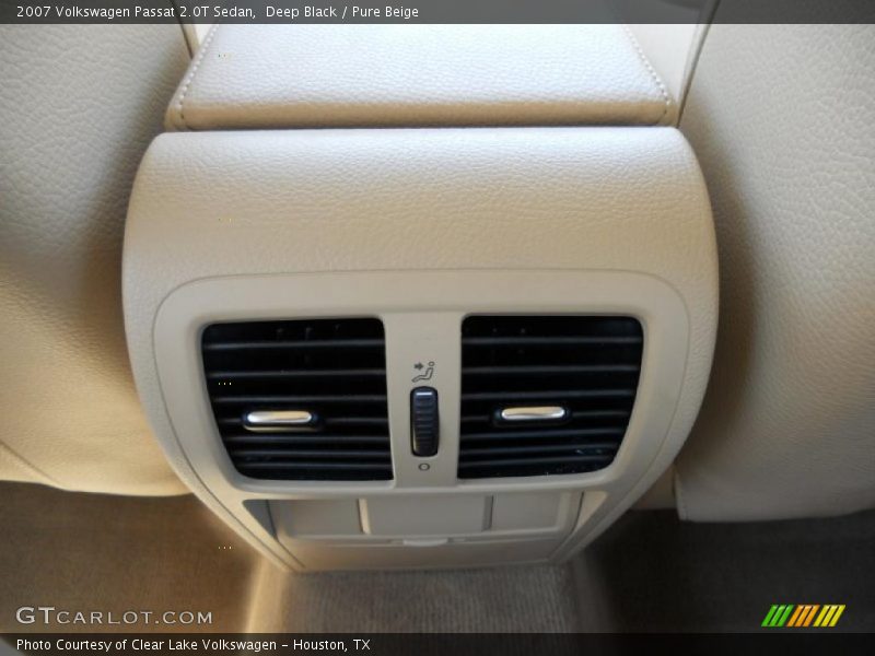 Deep Black / Pure Beige 2007 Volkswagen Passat 2.0T Sedan