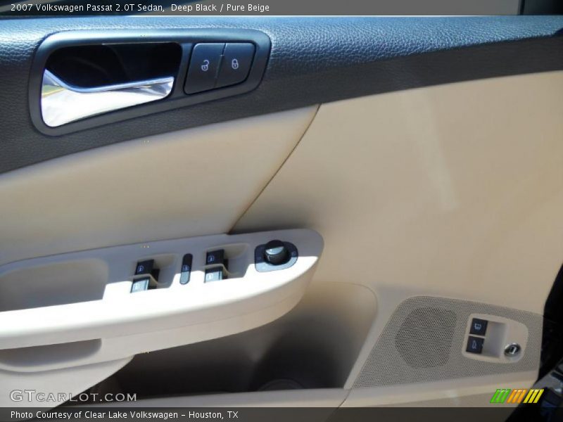 Deep Black / Pure Beige 2007 Volkswagen Passat 2.0T Sedan