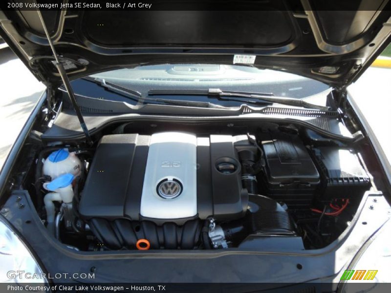 Black / Art Grey 2008 Volkswagen Jetta SE Sedan