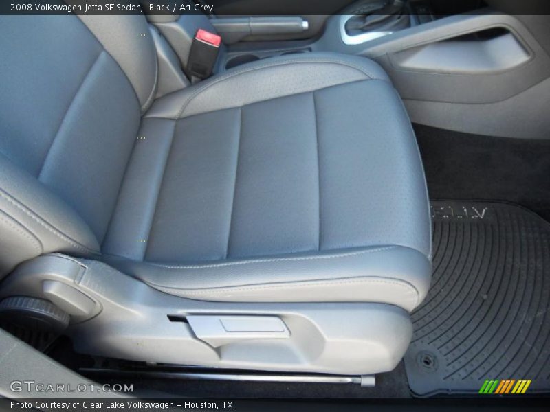 Black / Art Grey 2008 Volkswagen Jetta SE Sedan