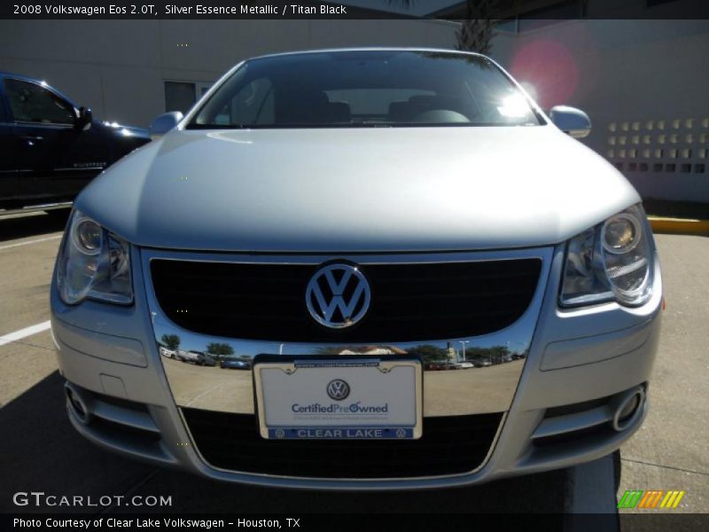 Silver Essence Metallic / Titan Black 2008 Volkswagen Eos 2.0T