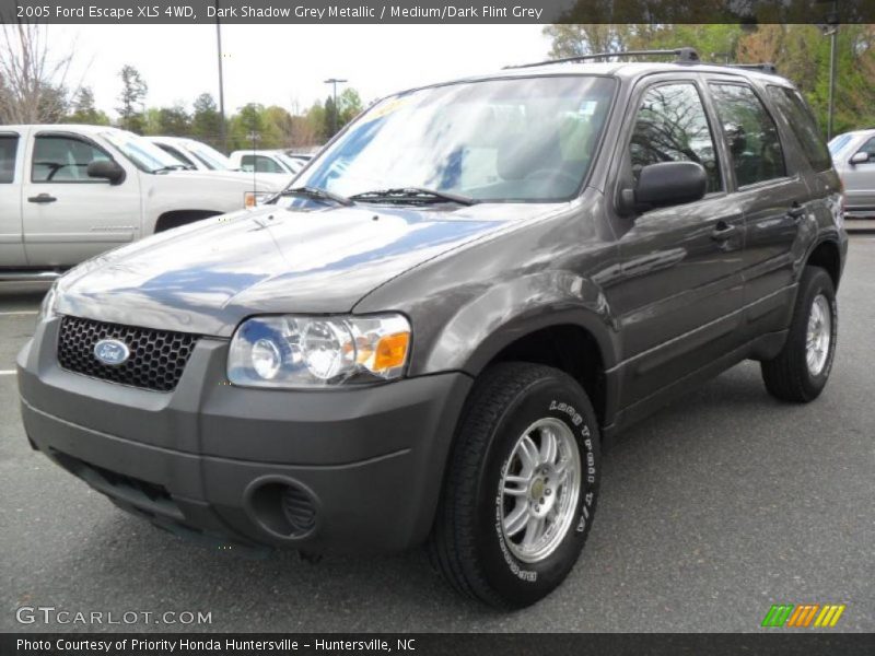Dark Shadow Grey Metallic / Medium/Dark Flint Grey 2005 Ford Escape XLS 4WD