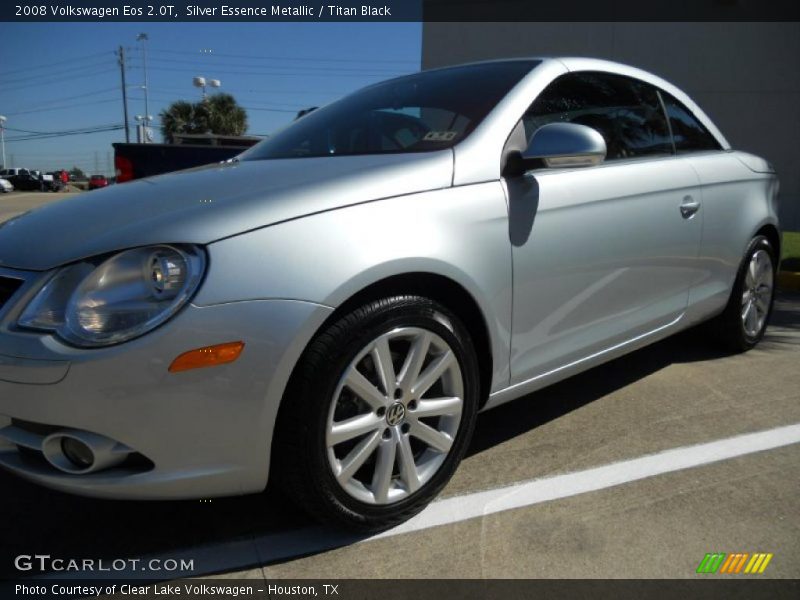 Silver Essence Metallic / Titan Black 2008 Volkswagen Eos 2.0T