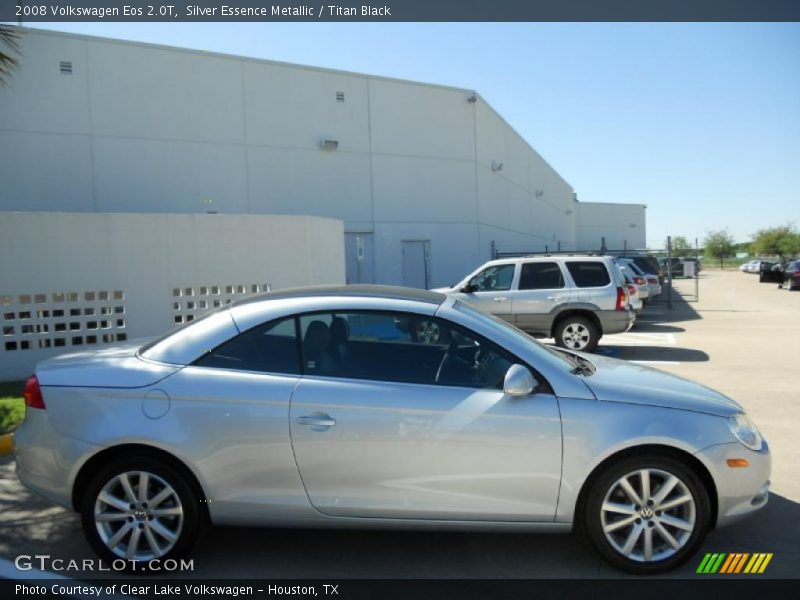 Silver Essence Metallic / Titan Black 2008 Volkswagen Eos 2.0T