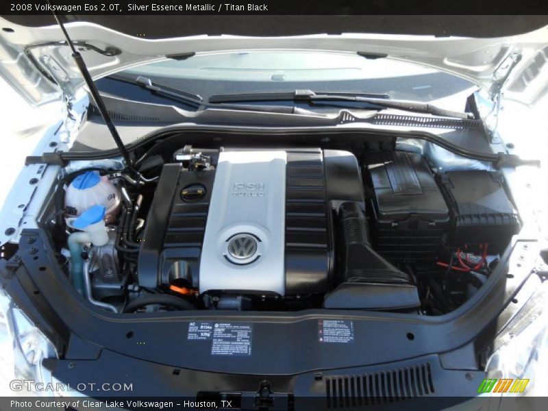 Silver Essence Metallic / Titan Black 2008 Volkswagen Eos 2.0T