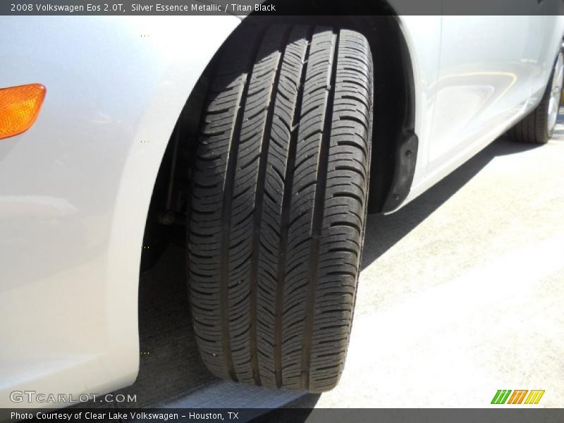 Silver Essence Metallic / Titan Black 2008 Volkswagen Eos 2.0T