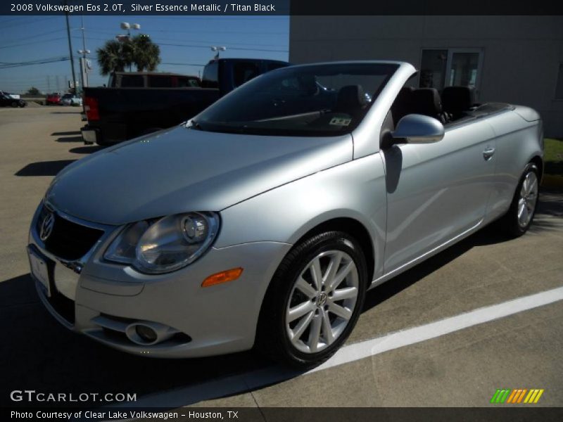 Silver Essence Metallic / Titan Black 2008 Volkswagen Eos 2.0T