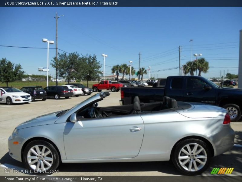 Silver Essence Metallic / Titan Black 2008 Volkswagen Eos 2.0T
