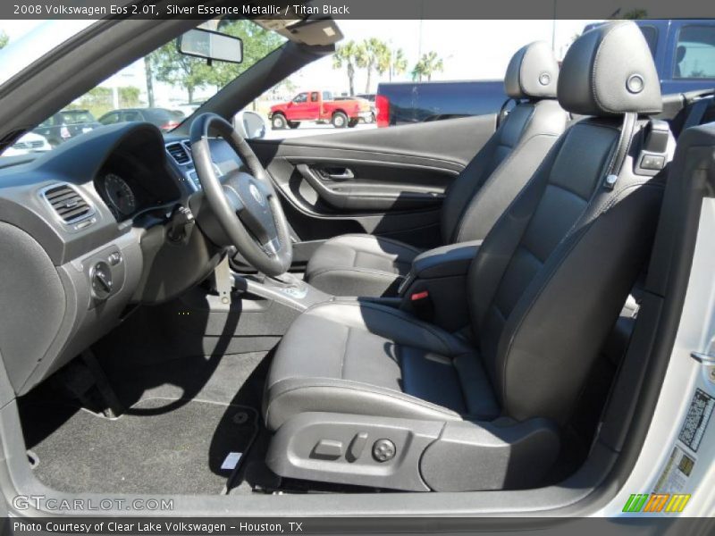 Silver Essence Metallic / Titan Black 2008 Volkswagen Eos 2.0T