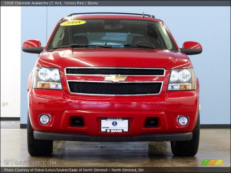 Victory Red / Ebony 2008 Chevrolet Avalanche LT 4x4