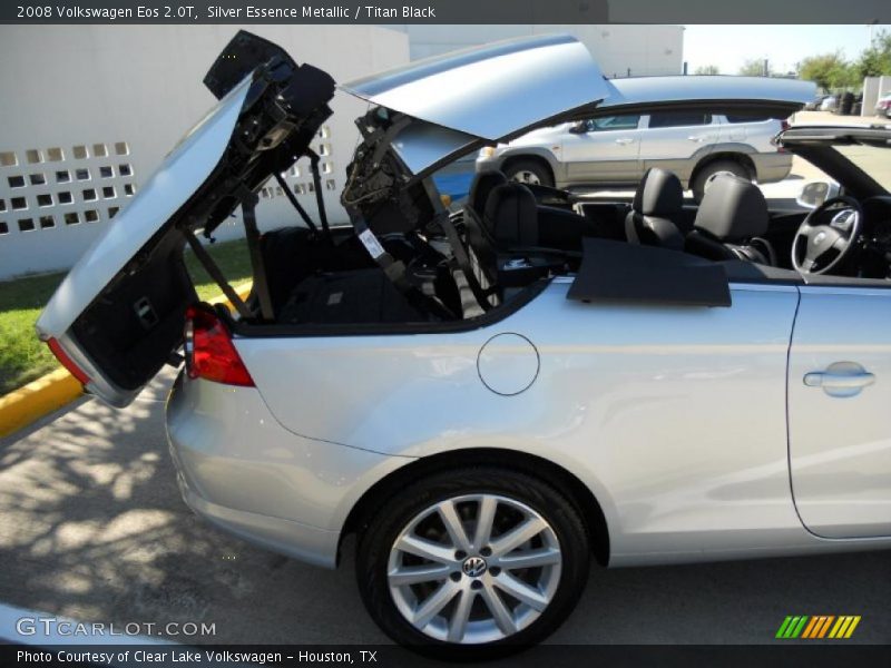 Silver Essence Metallic / Titan Black 2008 Volkswagen Eos 2.0T