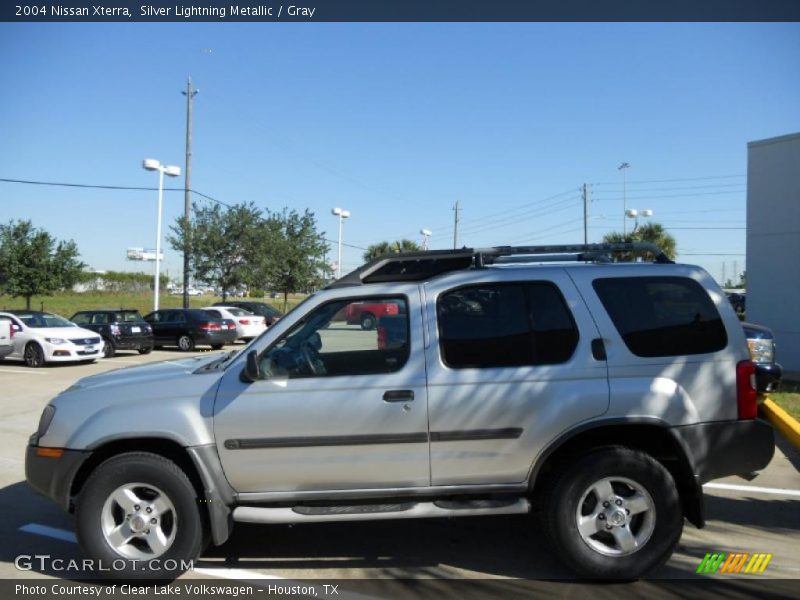 Silver Lightning Metallic / Gray 2004 Nissan Xterra