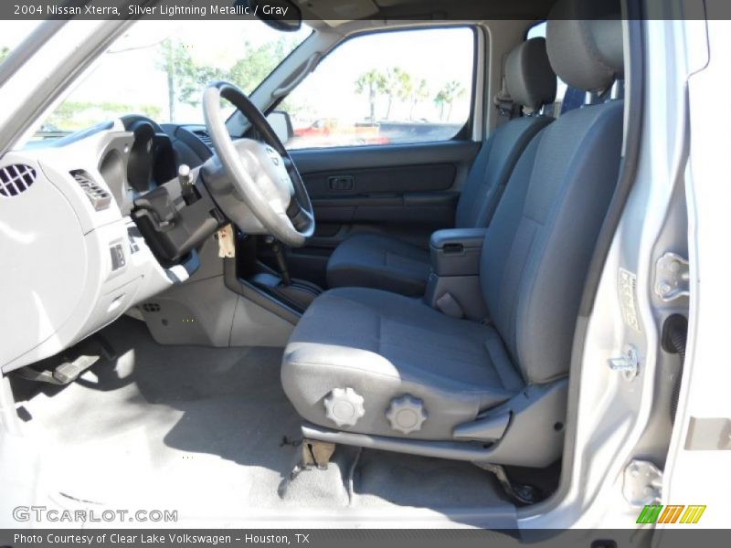 Silver Lightning Metallic / Gray 2004 Nissan Xterra