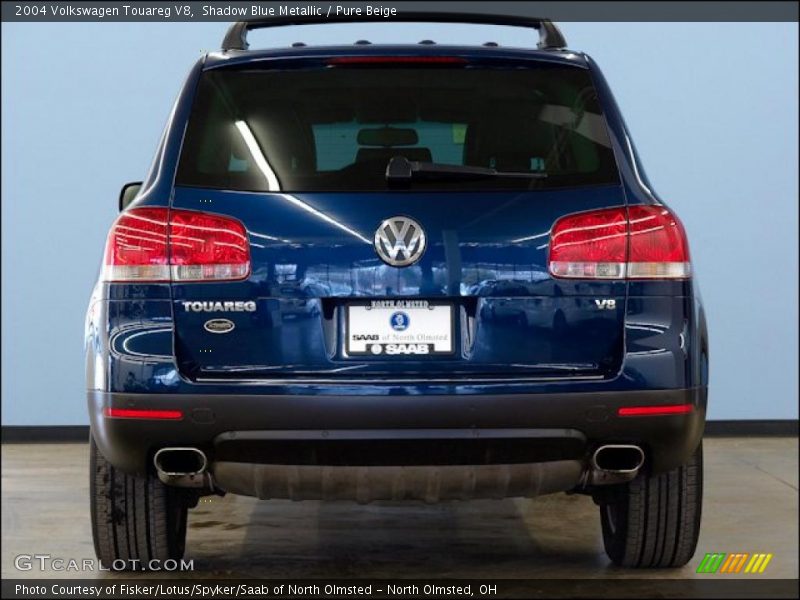 Shadow Blue Metallic / Pure Beige 2004 Volkswagen Touareg V8