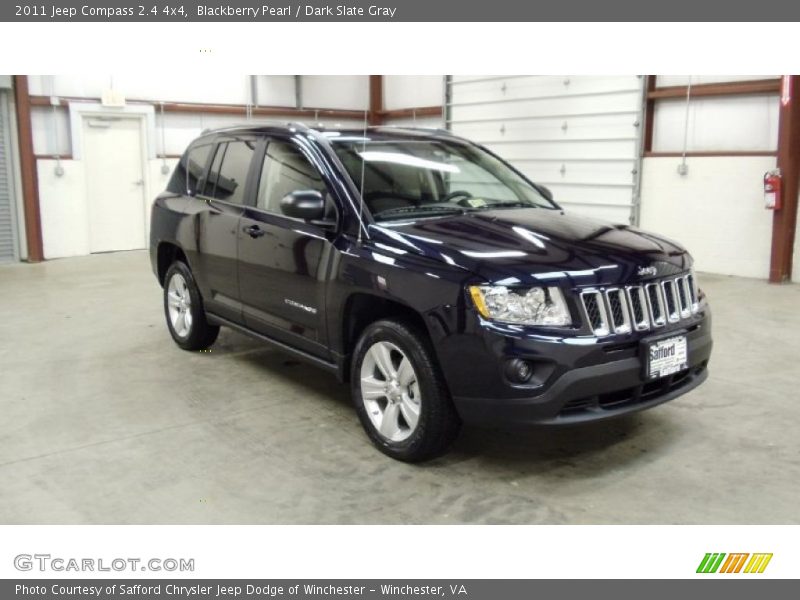 Blackberry Pearl / Dark Slate Gray 2011 Jeep Compass 2.4 4x4