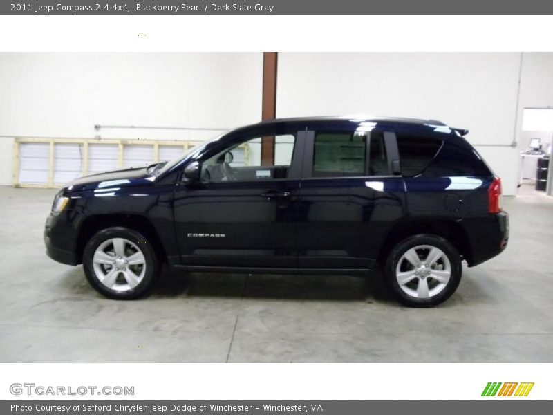 Blackberry Pearl / Dark Slate Gray 2011 Jeep Compass 2.4 4x4