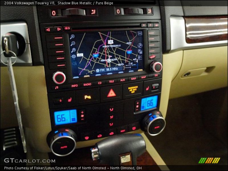 Navigation of 2004 Touareg V8