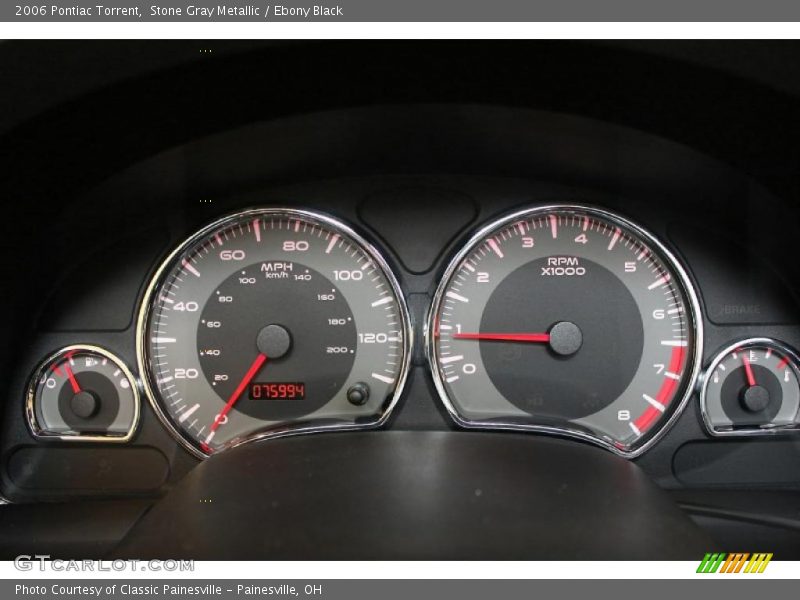 Stone Gray Metallic / Ebony Black 2006 Pontiac Torrent