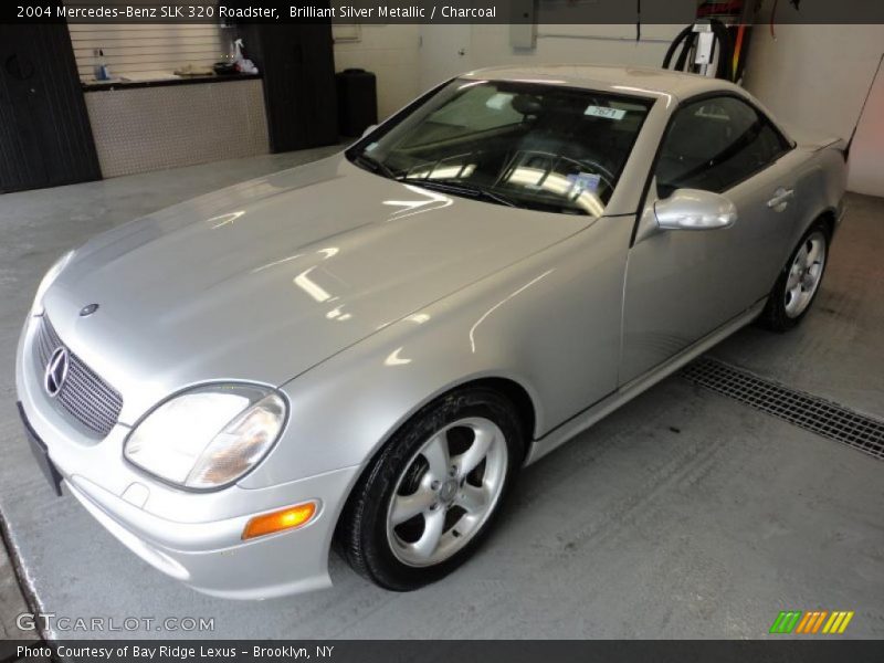 Brilliant Silver Metallic / Charcoal 2004 Mercedes-Benz SLK 320 Roadster