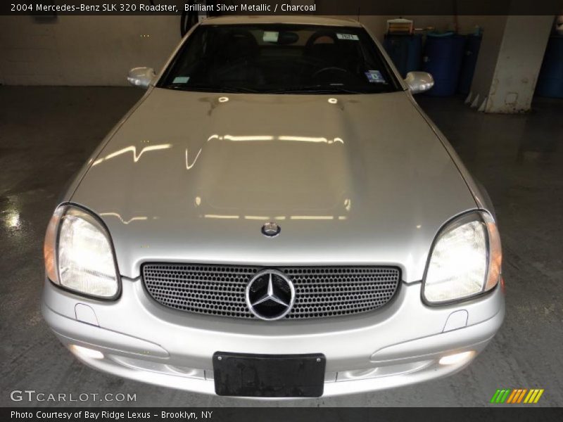 Brilliant Silver Metallic / Charcoal 2004 Mercedes-Benz SLK 320 Roadster