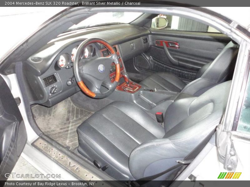 Brilliant Silver Metallic / Charcoal 2004 Mercedes-Benz SLK 320 Roadster