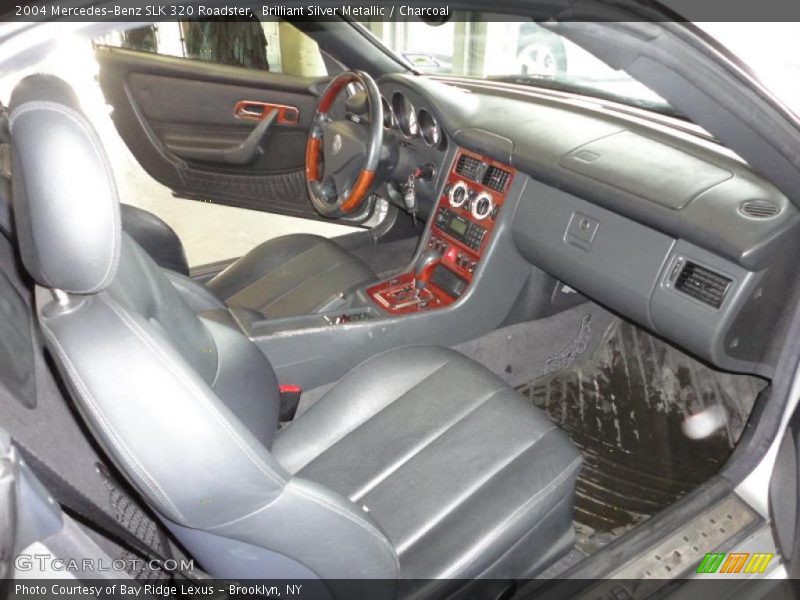 Brilliant Silver Metallic / Charcoal 2004 Mercedes-Benz SLK 320 Roadster