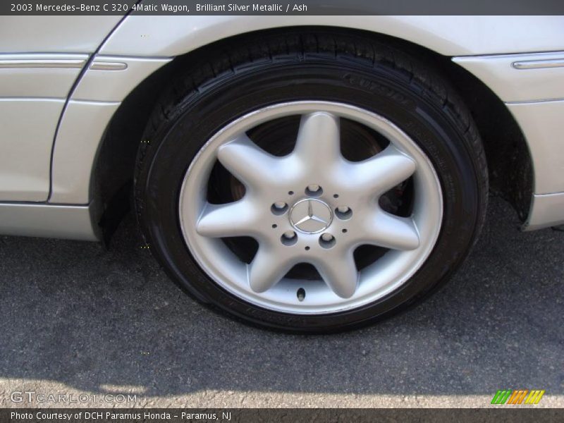 Brilliant Silver Metallic / Ash 2003 Mercedes-Benz C 320 4Matic Wagon