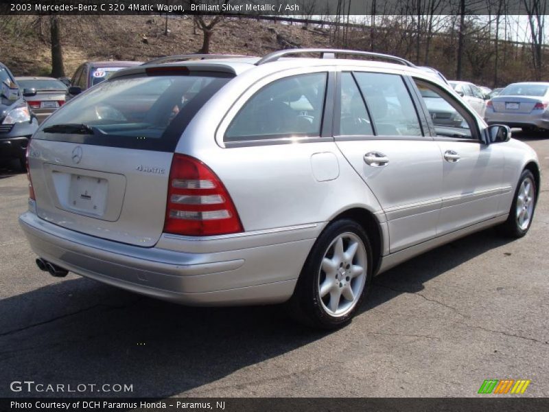 Brilliant Silver Metallic / Ash 2003 Mercedes-Benz C 320 4Matic Wagon