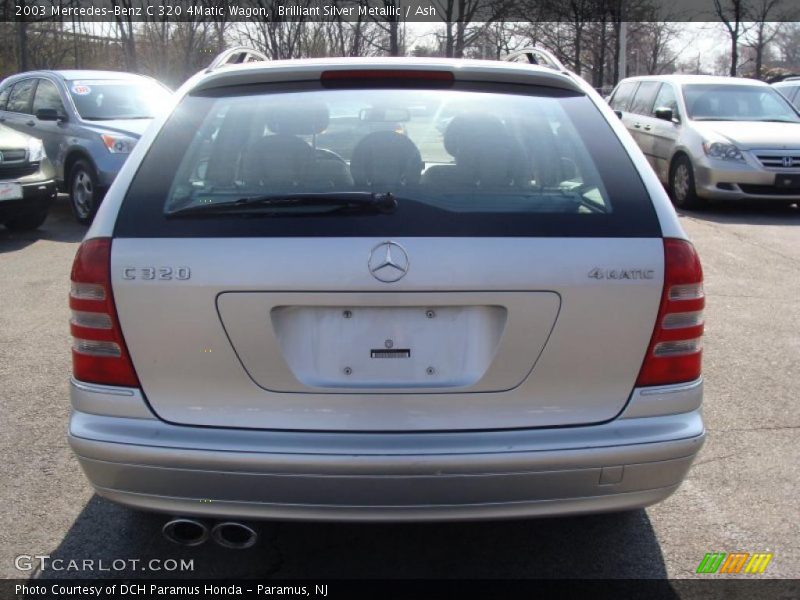 Brilliant Silver Metallic / Ash 2003 Mercedes-Benz C 320 4Matic Wagon