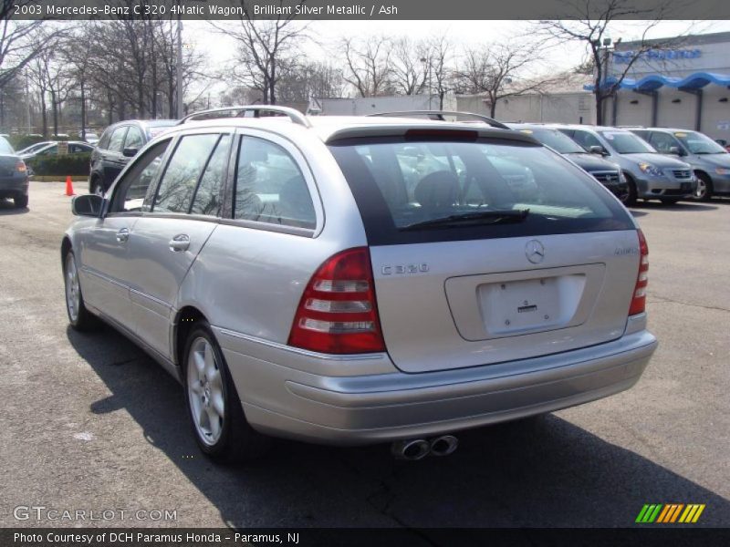 Brilliant Silver Metallic / Ash 2003 Mercedes-Benz C 320 4Matic Wagon