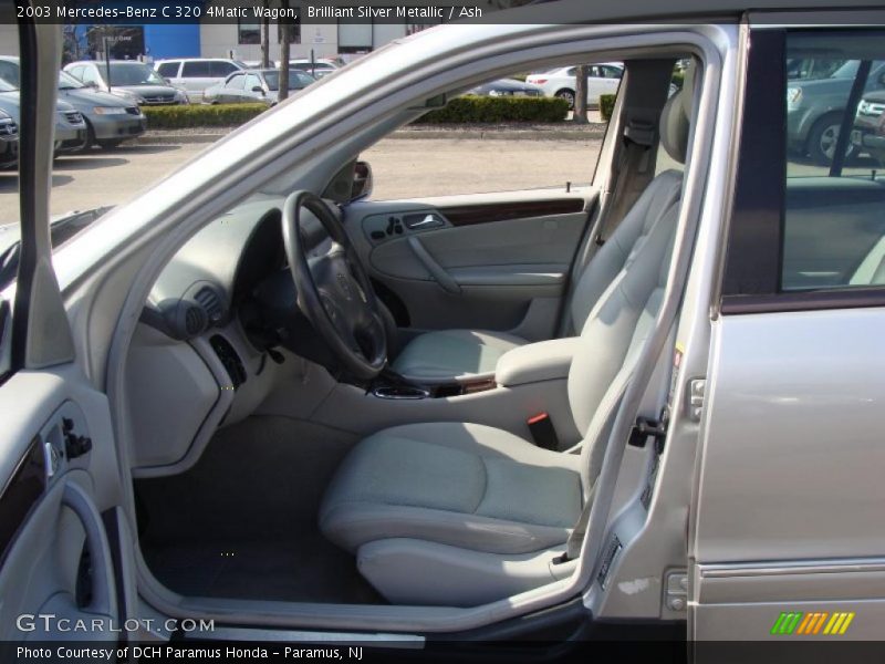 Brilliant Silver Metallic / Ash 2003 Mercedes-Benz C 320 4Matic Wagon