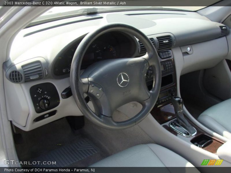 Brilliant Silver Metallic / Ash 2003 Mercedes-Benz C 320 4Matic Wagon