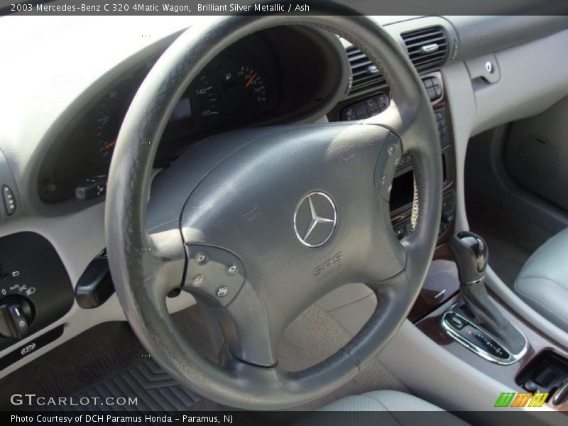 Brilliant Silver Metallic / Ash 2003 Mercedes-Benz C 320 4Matic Wagon