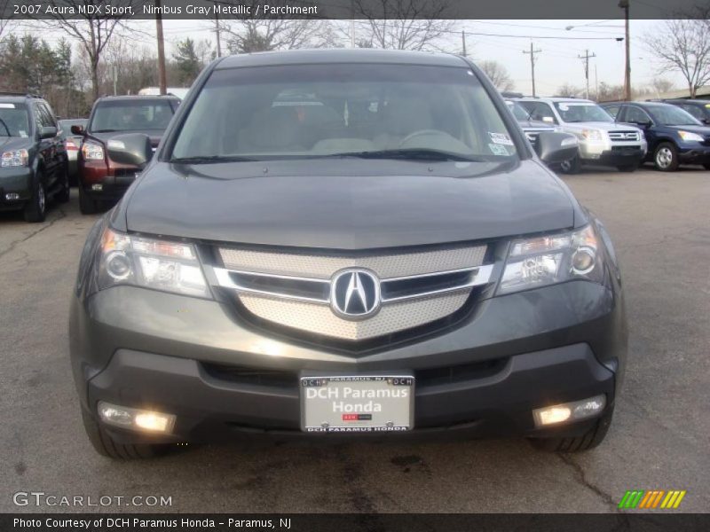 Nimbus Gray Metallic / Parchment 2007 Acura MDX Sport