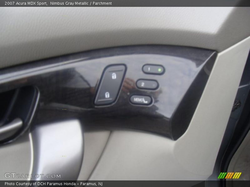 Nimbus Gray Metallic / Parchment 2007 Acura MDX Sport