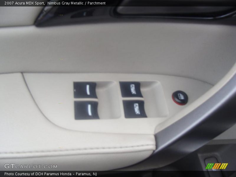Nimbus Gray Metallic / Parchment 2007 Acura MDX Sport