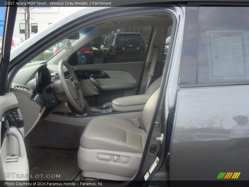 Nimbus Gray Metallic / Parchment 2007 Acura MDX Sport