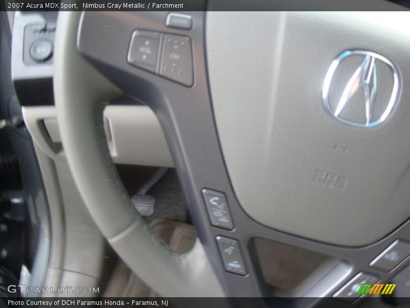 Nimbus Gray Metallic / Parchment 2007 Acura MDX Sport