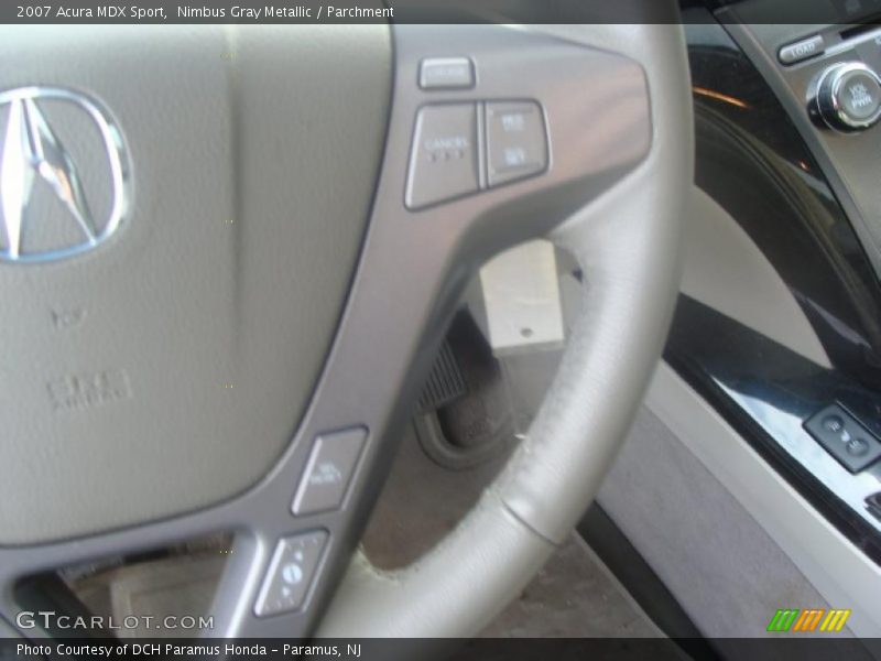 Nimbus Gray Metallic / Parchment 2007 Acura MDX Sport