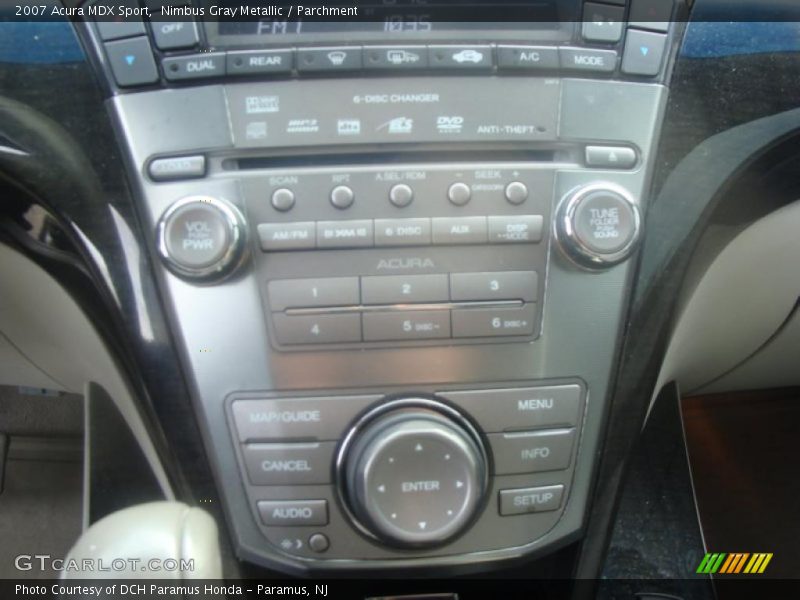 Nimbus Gray Metallic / Parchment 2007 Acura MDX Sport