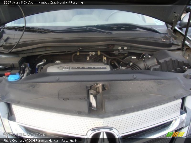 Nimbus Gray Metallic / Parchment 2007 Acura MDX Sport