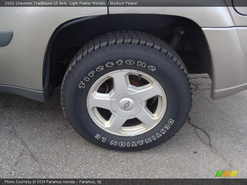 Light Pewter Metallic / Medium Pewter 2003 Chevrolet TrailBlazer LS 4x4