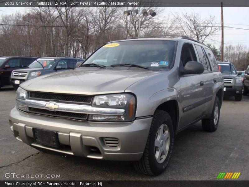 Light Pewter Metallic / Medium Pewter 2003 Chevrolet TrailBlazer LS 4x4