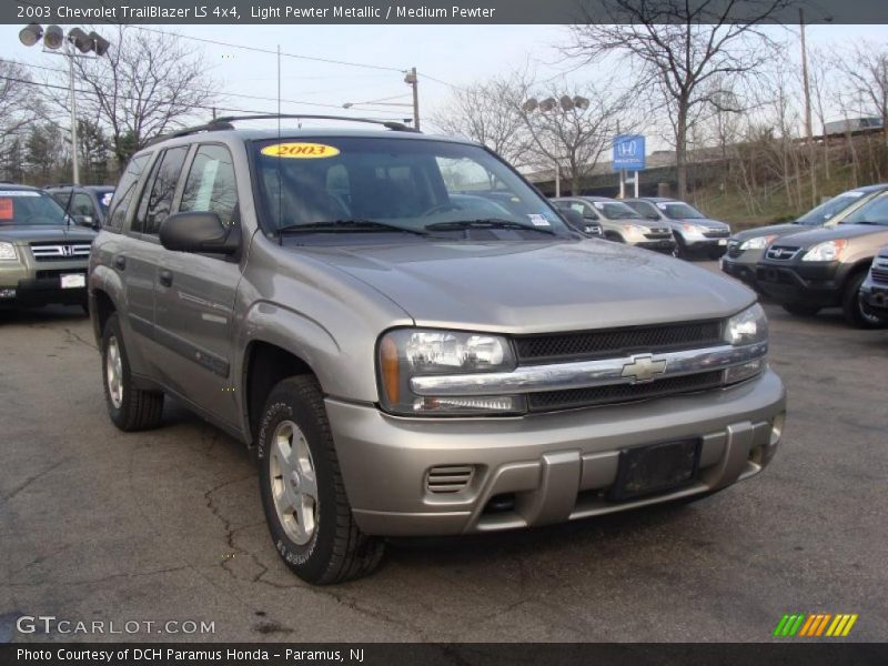 Light Pewter Metallic / Medium Pewter 2003 Chevrolet TrailBlazer LS 4x4