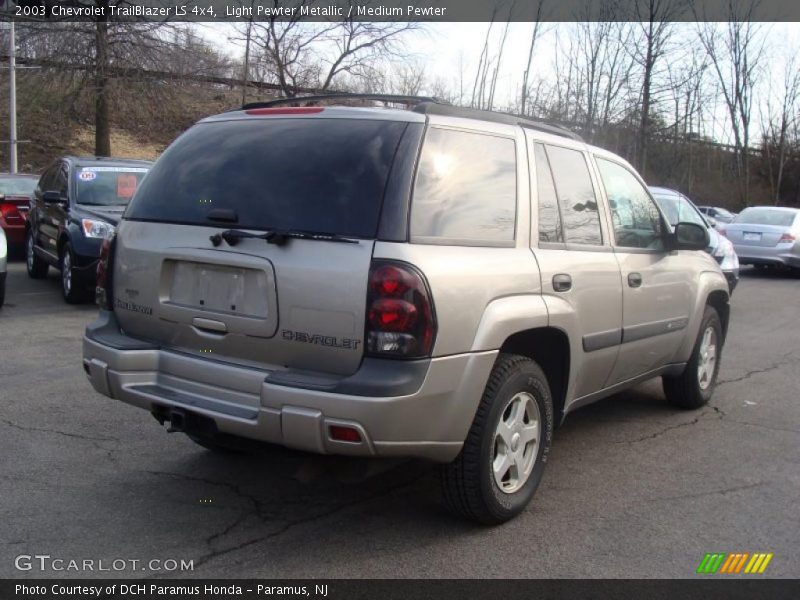 Light Pewter Metallic / Medium Pewter 2003 Chevrolet TrailBlazer LS 4x4