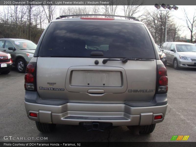 Light Pewter Metallic / Medium Pewter 2003 Chevrolet TrailBlazer LS 4x4