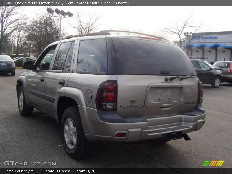 Light Pewter Metallic / Medium Pewter 2003 Chevrolet TrailBlazer LS 4x4