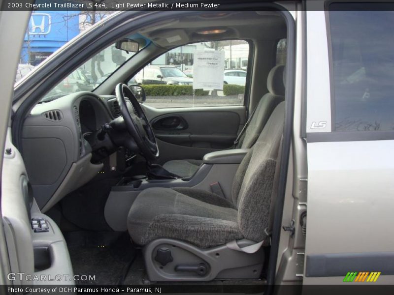 Light Pewter Metallic / Medium Pewter 2003 Chevrolet TrailBlazer LS 4x4