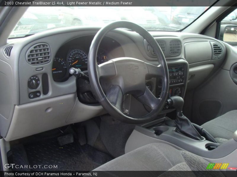 Light Pewter Metallic / Medium Pewter 2003 Chevrolet TrailBlazer LS 4x4
