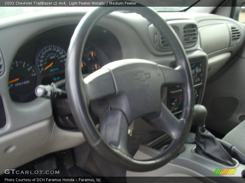 Light Pewter Metallic / Medium Pewter 2003 Chevrolet TrailBlazer LS 4x4